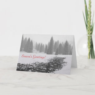 Tarjeta de Navidad de la cala Nevado (día)