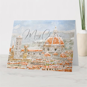 Tarjeta de Navidad de la Catedral de Florencia Duo