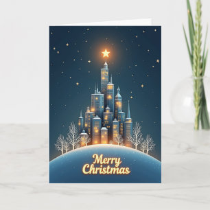 Tarjeta de Navidad de la Ciudad Caprichosa