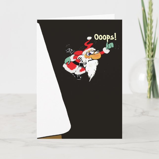 Tarjeta de Navidad de la enfermedad de Santa (Anverso)