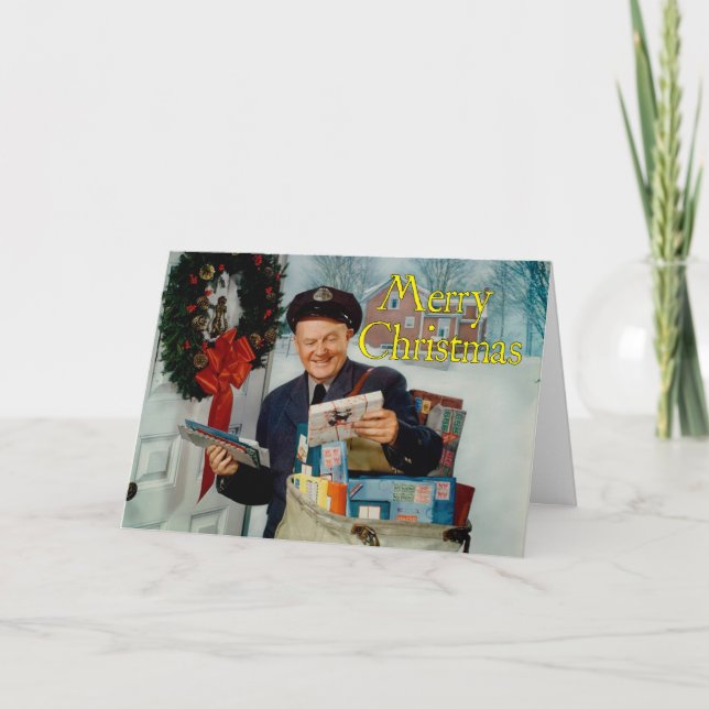 Tarjeta de Navidad de la "entrega especial" (Anverso)