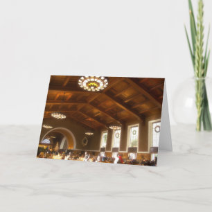 Tarjeta de Navidad de la estación de la unión