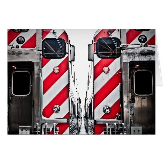 Tarjeta de Navidad de la estación de tren de