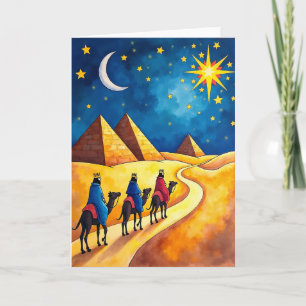 Tarjeta de Navidad de la Estrella del Desierto