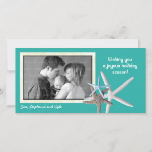 Tarjeta de Navidad de la familia Estrella de Mar L