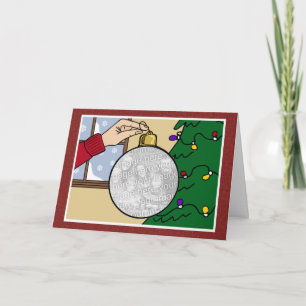 Tarjeta de Navidad de la foto