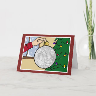 Tarjeta de Navidad de la foto