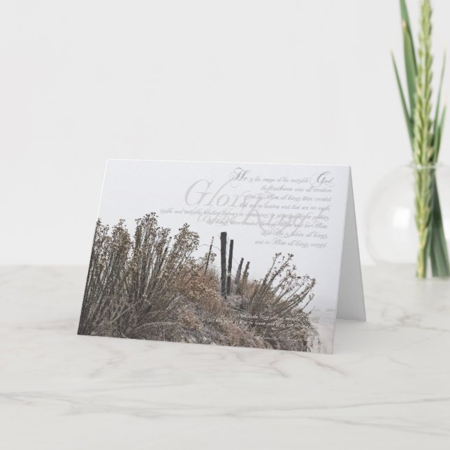 Tarjeta de Navidad de la fotografía Nevado (Anverso)