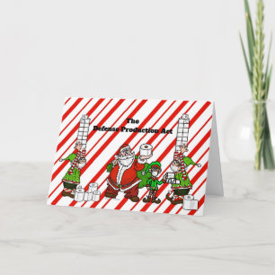 Tarjeta de Navidad de la Ley de Producción de Defe