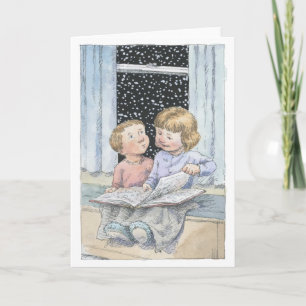 "Tarjeta de Navidad de la maravilla del invierno"