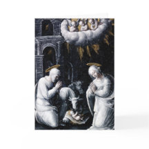Tarjeta de Navidad de la natividad