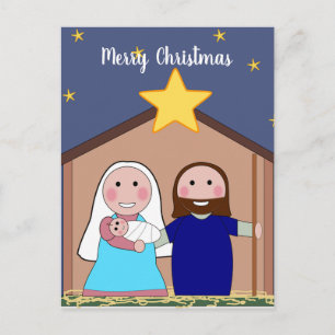 Tarjeta de Navidad de la Natividad