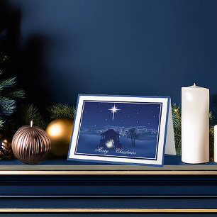 Tarjeta de Navidad de la Natividad