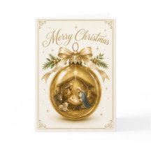 Tarjeta de Navidad de la Natividad