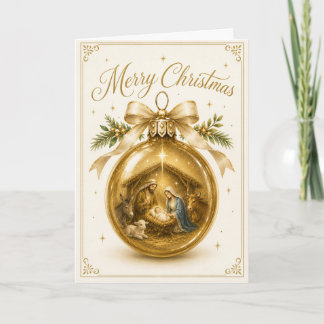 Tarjeta de Navidad de la Natividad