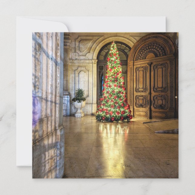 Tarjeta de Navidad de la Puerta de Lisboa por Side (Anverso)