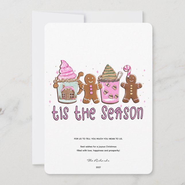 Tarjeta de Navidad de la Temporada (Anverso)