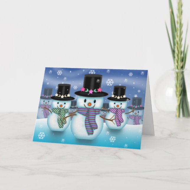 Tarjeta de Navidad de la Tierra de los Muñecos de  (Anverso)