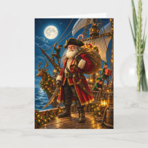 Tarjeta de Navidad de la travesía bajo la luz de l
