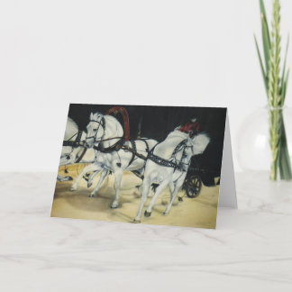 Tarjeta de Navidad de la "troika"