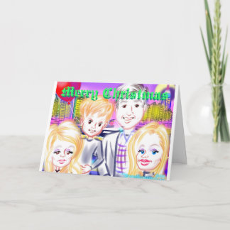 Tarjeta de Navidad de las caricaturas 12a