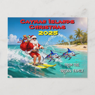Tarjeta de Navidad de las Islas Caimán