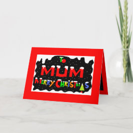 Tarjeta de Navidad de las mamáes