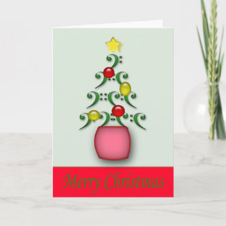 Tarjeta de Navidad de las notas musicales