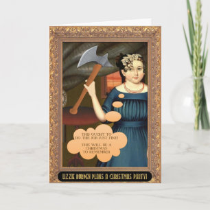 Tarjeta de Navidad de Lizzie Borden (historia