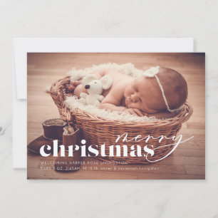 Tarjeta de Navidad de Llegada