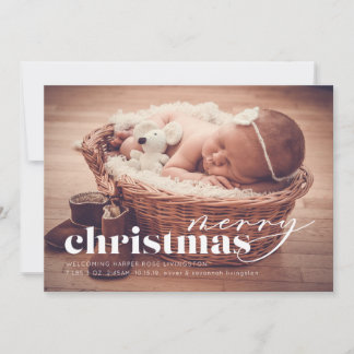 Tarjeta de Navidad de Llegada