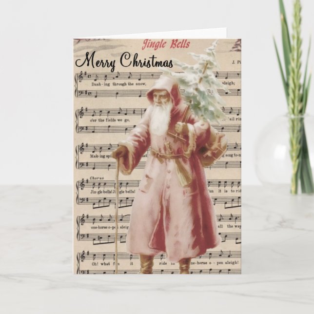 Tarjeta de Navidad de los cascabeles (Anverso)