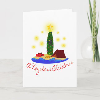 Tarjeta de Navidad de los Kayakers