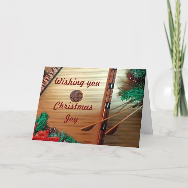 Tarjeta de Navidad de los músicos (Anverso)