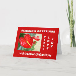 Tarjeta de Navidad de los saludos de la estación