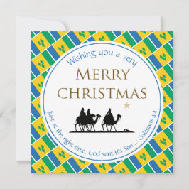 Tarjeta de Navidad de los Tres Reyes Magos de San