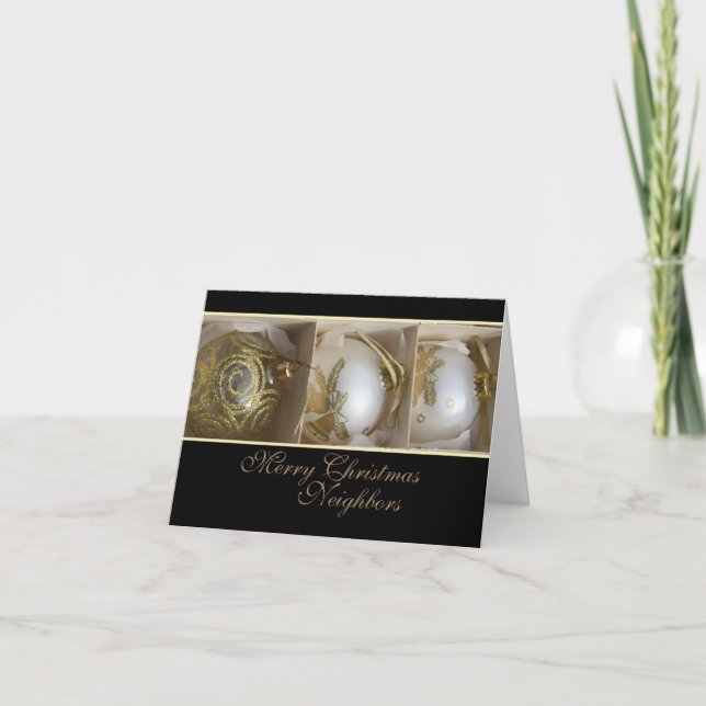 Tarjeta de navidad de los vecinos (Anverso)