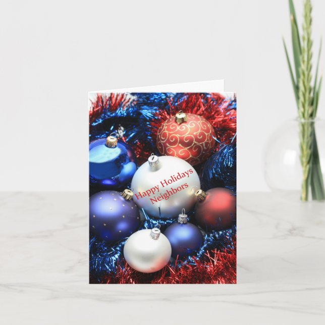 Tarjeta de navidad de los vecinos (Anverso)