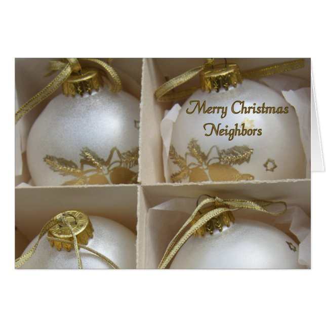 Tarjeta de navidad de los vecinos (Anverso (Horizontal))