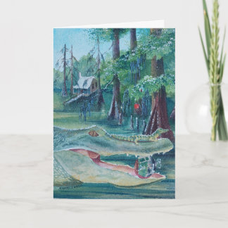 tarjeta de Navidad de Luisiana