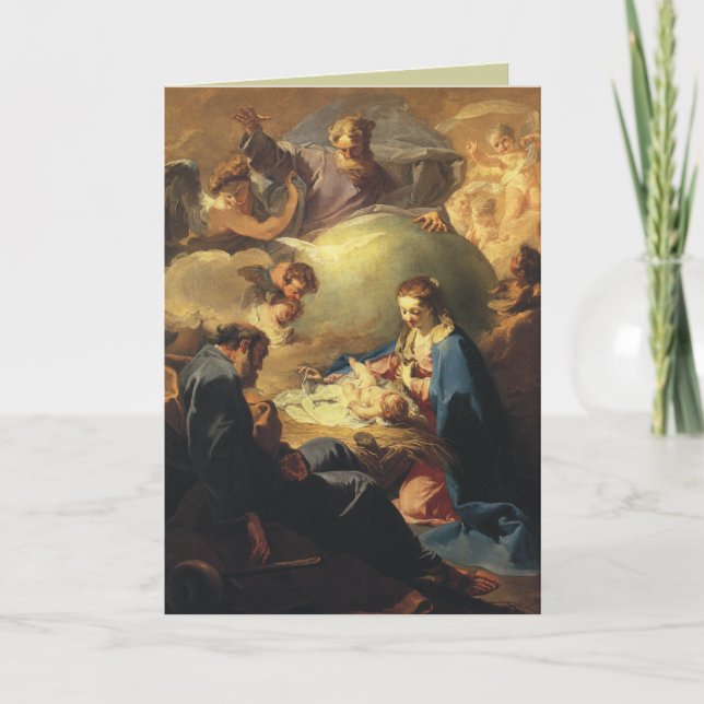 Tarjeta de Navidad de Madonna del Victorian (Anverso)