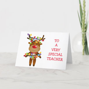 TARJETA DE NAVIDAD DE MAESTRO