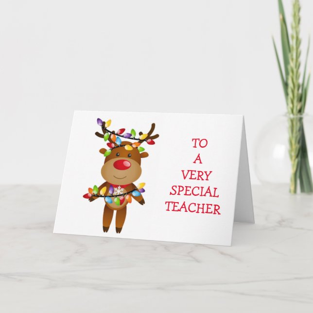 TARJETA DE NAVIDAD DE MAESTRO (Anverso)