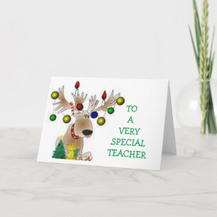 TARJETA DE NAVIDAD DE MAESTRO