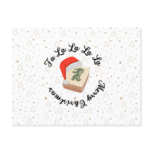 Tarjeta de Navidad de Mahjong