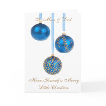 TARJETA DE NAVIDAD DE MAMÁ Y PAPÁ