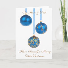 TARJETA DE NAVIDAD DE MAMÁ Y PAPÁ