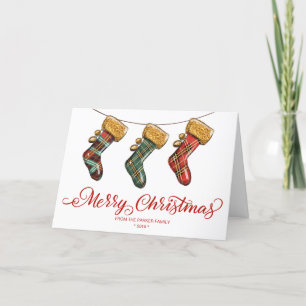 Tarjeta de Navidad de Media Plegada de Felicitació