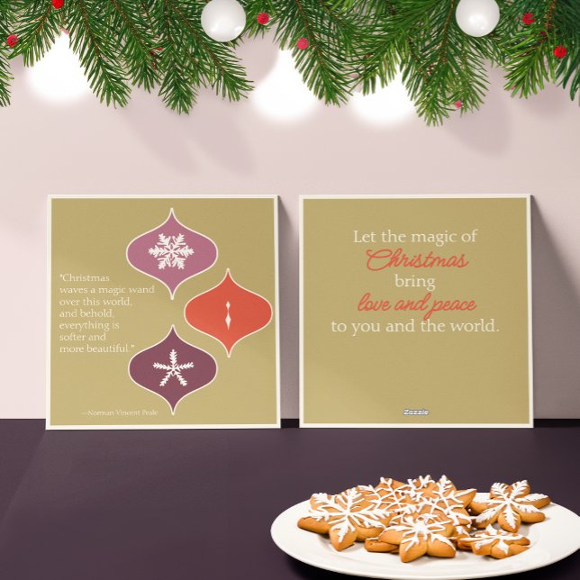 Tarjeta de Navidad de mediados de siglo "La Navida (Subido por el creador)