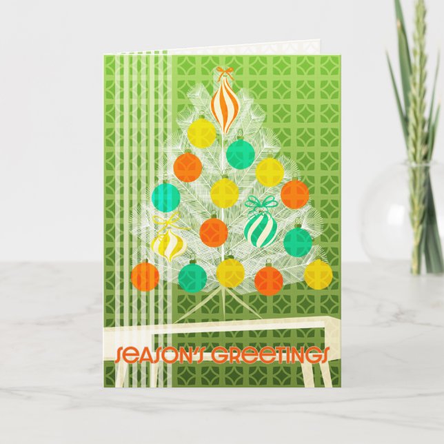 Tarjeta de navidad de mediados del siglo (Anverso)